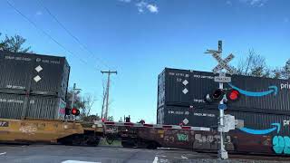 County Line Road Railroad Crossing Guilderland NY 2 [upl. by Assilim992]