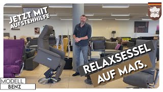 Relaxsessel mit Aufstehhilfe  Auf Maß KellerSitzwerk [upl. by Zerline855]