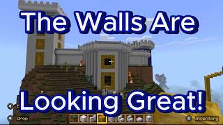 Epic Minecraft Castle Finishing The Walls [upl. by Lenrad844]