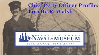 Chief Petty Officer Profile Loretta Walsh [upl. by Nyer693]