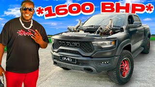 1600 HP DODGE RAM TRX TWIN CHARGED TWIN TURBO amp SUPERCHARGED [upl. by Kip]