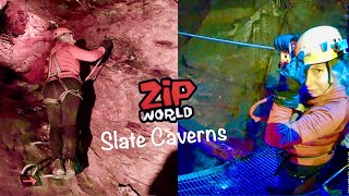 Llechwedd Zip World Slate Caverns Adventure North Wales [upl. by Aicnatsnoc512]