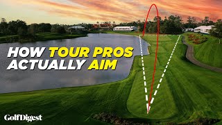 The Clever Aiming Strategy Tour Pros Actually Use  The Game Plan  Golf Digest [upl. by Yelkao]