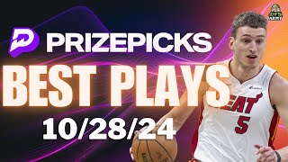 NBA PRIZEPICKS TODAY 🔥 PROP PICKS 💎 102824 BEST PLAYS [upl. by Bianka]