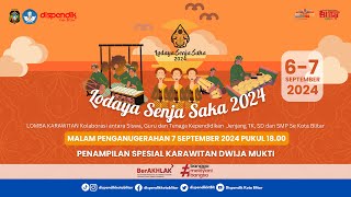 LIVE STREAMING MALAM PENGANUGERAHAN LODAYA SENJA SAKA 2024 [upl. by Haidebej]