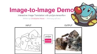 Lets Play Image to Image Demo AKA Edges2Cats [upl. by Goodard405]