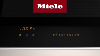 Kochfeld KM 76XX  KM 78XX  Timer einstellen I Miele [upl. by Aldos]