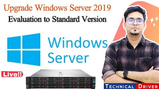 Convert Windows Server Evaluation to Standard  Upgrade Windows Server Evaluation to Full Version ✅ [upl. by Hsakiv861]