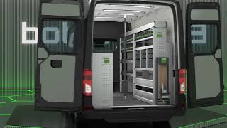 Bott Ltd  Our professional van racking ranges [upl. by Annairoc]