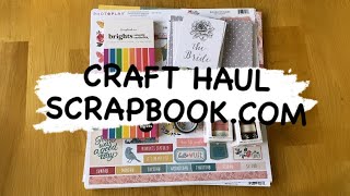 CRAFT HAUL June 2023 Scrapbookcom [upl. by Anyalram955]