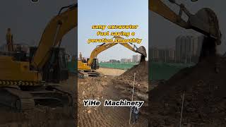 Real shot of sany excavator excavator equipment pment construction reels follow [upl. by Kozloski]