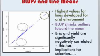 Estimating Heritability and BLUPs for Traits Part 33 [upl. by Leblanc]