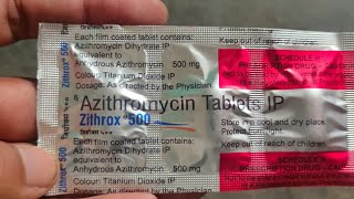 zithrox 500 tablet use in hindi [upl. by Dranyl99]