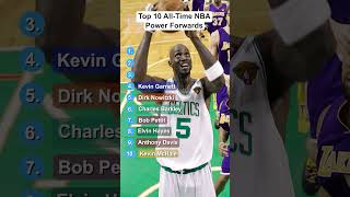 Top 10 AllTime NBA Power Forwards [upl. by Eelyr]