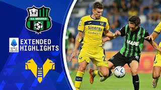 Sassuolo vs Hellas Verona Extended Highlights  Serie A  CBS Sports Golazo [upl. by Halette]