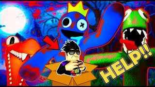 Beating a YOUTUBER in Rainbow Friends Scary [upl. by Bigod]