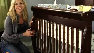 DaVinci Kalani 4 in 1 Convertible Sleigh Crib Collection  Product Review Video [upl. by Ahsitak]