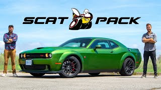 Review 2019 Dodge Challenger Scat Pack Widebody Manual [upl. by Joete]