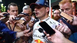 Max Verstappen holds talks with F1 stewards at Singapore GP over swearing row [upl. by Lamahj853]