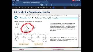 Halohydrin formation [upl. by Raseac]