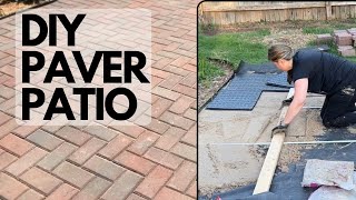 Amazing DIY Paver Patio using the Brock Paver Base Panel System [upl. by Gabriela712]