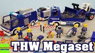 Playmobil THW Megaset 4082 auspacken seratus1 unboxing Technisches Hilfswerk [upl. by Netsrak444]