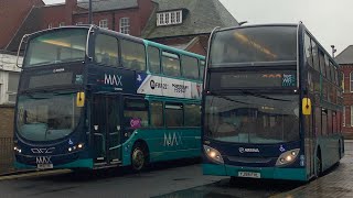 Advent day 6 7558YJ58FHLADL Enviro400 Trident308 to Blyth [upl. by Nevuer]