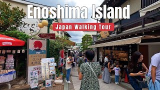 Enoshima Island Walking Tour 4K JAPAN Yokahama [upl. by Quincy]