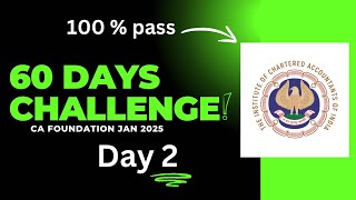 Day 2 of 60 days challengeBest Study Timetable for CA FoundationComplete syllabus in just 2 months [upl. by Adnalor]