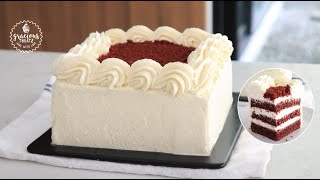 Red Velvet Cake with Ermine Frosting  Easy and Stable Buttercream Frosting [upl. by Rawdin]