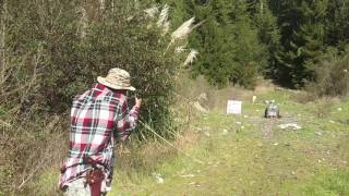 1858 Uberti Carbine 200 grain Lee Conical 10 Yards [upl. by Eladnwahs]