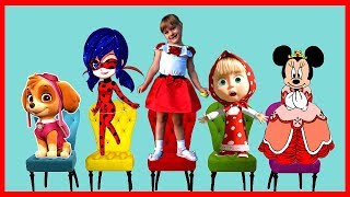 Five little Monkeys Jumping on the bed Nursery rhymes song Compilation for children  5 обезьянок [upl. by Trebuh]