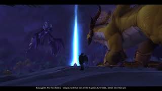 Raszageth Warns Nozdormu Cutscene in World of Warcraft Dragonflight [upl. by Ylrac]