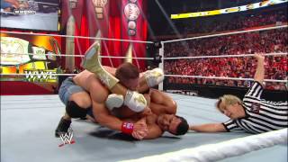 John Cena vs Alberto Del Rio Night of Champions 2011 [upl. by Spanjian]