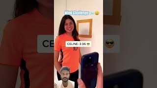 wind power CEMI CelineDeptshorts nba funny mrbeast viral wind challenge fun [upl. by Yanej593]