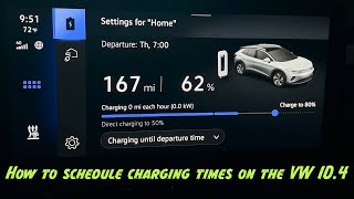 Volkswagen ID4 Charging Settings and Scheduling Tutorial [upl. by Tahmosh654]