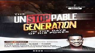 THE UNSTOPPABLE GENERATION  SUNDAY SERVICE  20TH OCTOBER 2024 [upl. by Giuliana805]