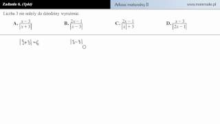 Zadanie 6  Arkusz maturalny II  poziom podstawowy [upl. by Deyes243]