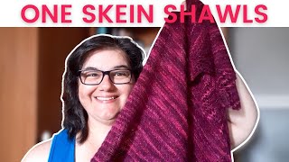 12 Clever One Skein Shawl Patterns for Creative Knitters [upl. by Stoll]