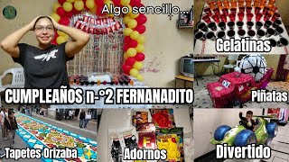 FIESTA DE FERNANDO 🥳🎂N°2 ✨ASI SE CELEBRA EN ORIZABA✅ preparativos Algo sencillo 💖life vlog [upl. by Linette464]