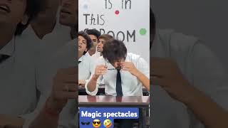 Magic spectacles 🕶😎🤣 funny schoollife schoolfriends funnyschoolfunnyschoolmemories [upl. by Nueovas]