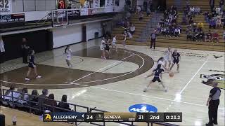 Geneva WBB Highlights vs Allegheny on 12223 [upl. by Nitas]