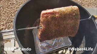 Prime Rib on a Weber Kettle Rotisserie [upl. by Ximenez]