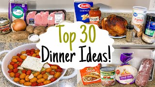 Whats For Dinner 30 of the BEST Quick amp Easy Recipes  Tasty Cheap Meal Ideas  Julia Pacheco [upl. by Yeltnerb]