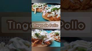 Tinga de Pollo deliciosa para tacos ó tostadas 😋 receta tinga shorts shorts shortvideo [upl. by Aidnama97]