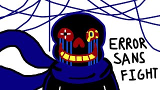 Underverse  Error Sans Fight By Benlabnos [upl. by Aivital]