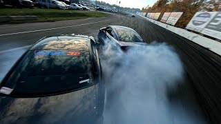 fatherandson drifting Donald amp Francis Royer  Autodrome Montmagny speedway 241020 fpvchase [upl. by Emerson]