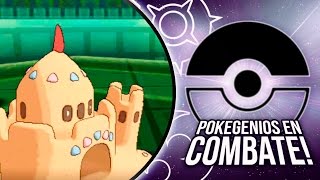 POKÉMON SOL amp LUNA POKEGENIOS EN COMBATE PALOSSAND quotTIERRA VIVAquot [upl. by Rutger716]