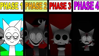 Phase 1 VS Phase 2 VS Phase 3 VS Phase 4 in Incredibox Sprunki Original Versions vs Horror Versions [upl. by Elvera]