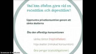 Att komma ur en lågkonjunktur  keynesianismen del 1 36 [upl. by Annekam]